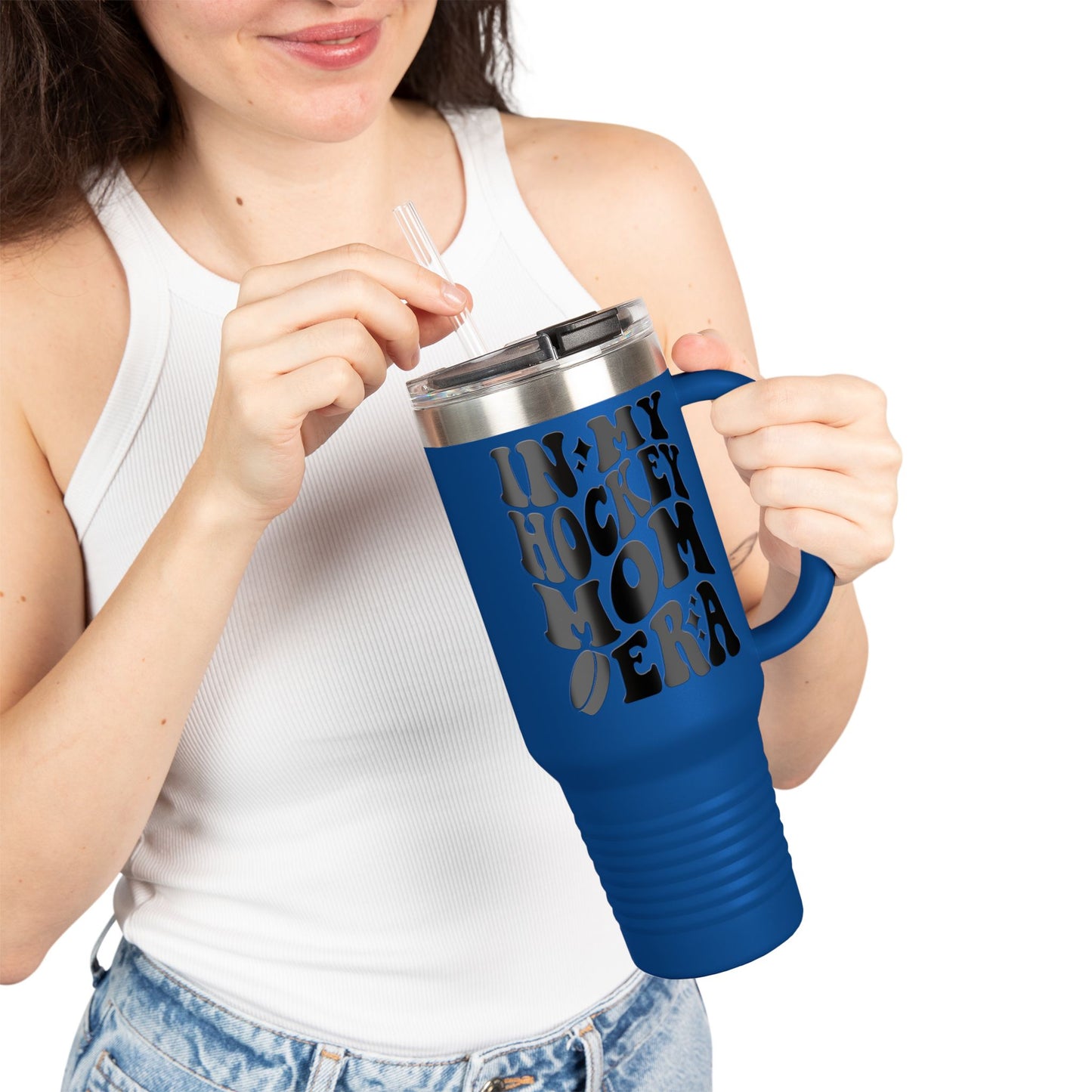 Hockey Mom Era Insulated Travel Mug - 40oz