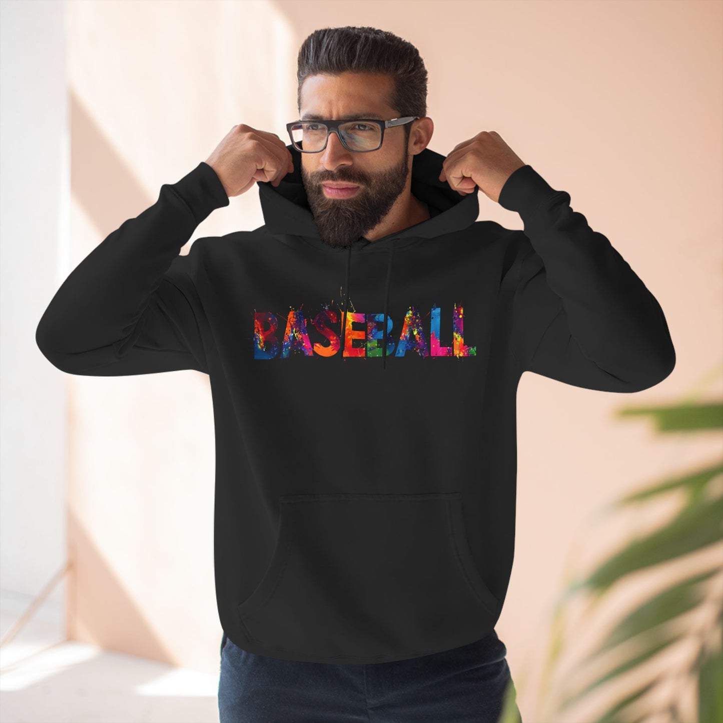 Baseball - Paint Splatter Hoodie