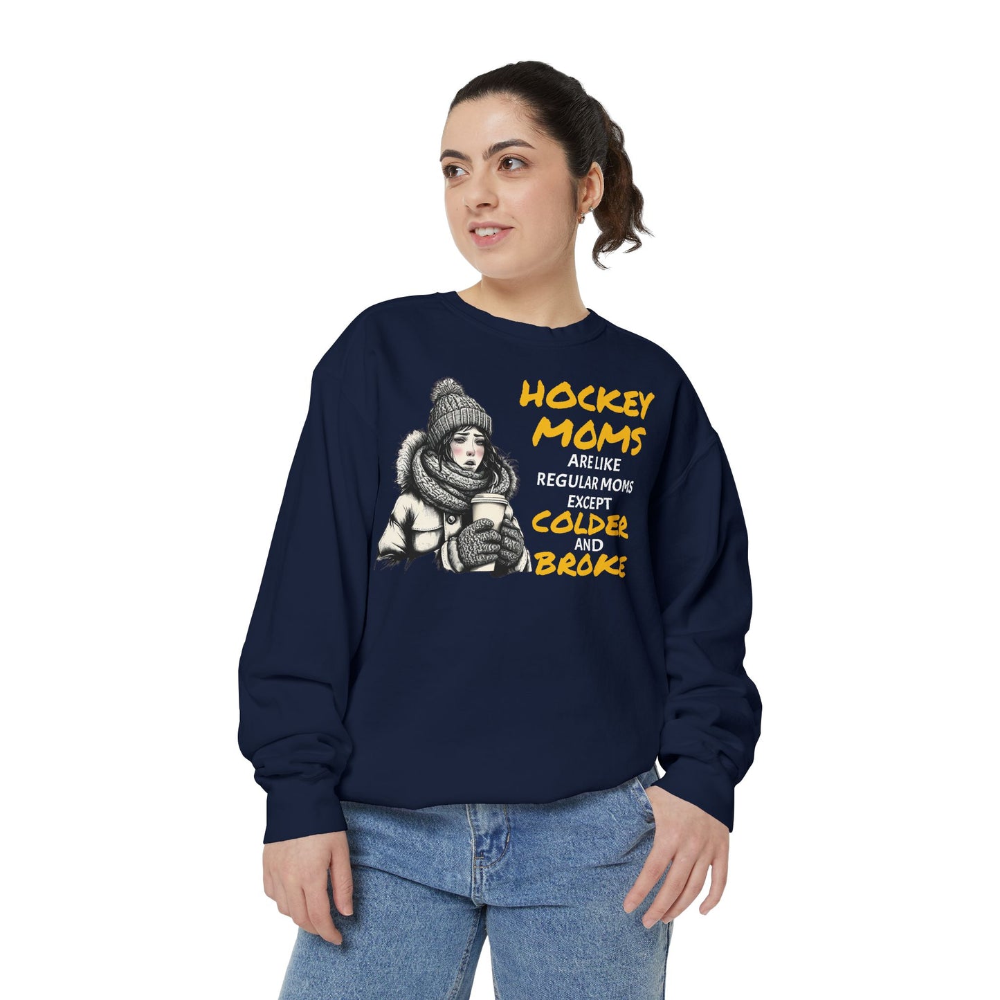 Hockey Mom Oversized Sweatshirt