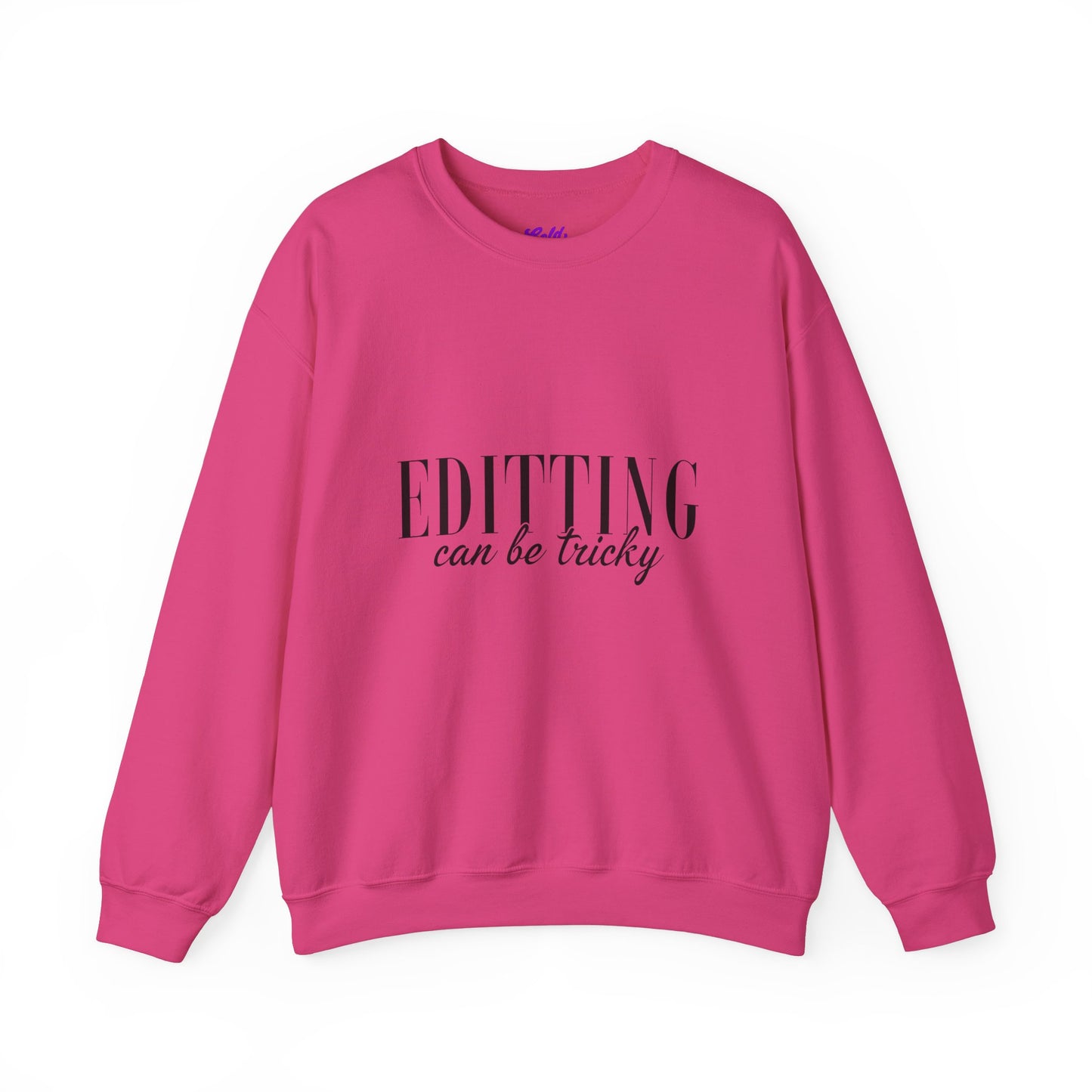 Editting Can Be Tricky Unisex Heavy Blend™ Crewneck Sweatshirt