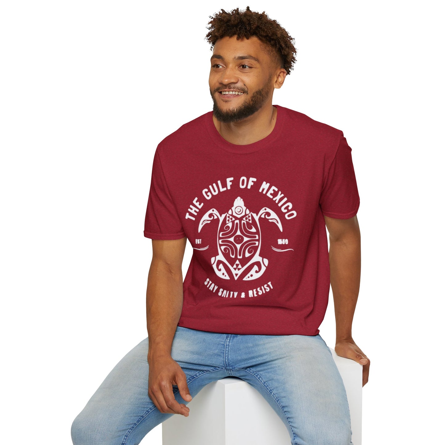 Gulf of Mexico T-Shirt (Unisex - Red, White, Blue)